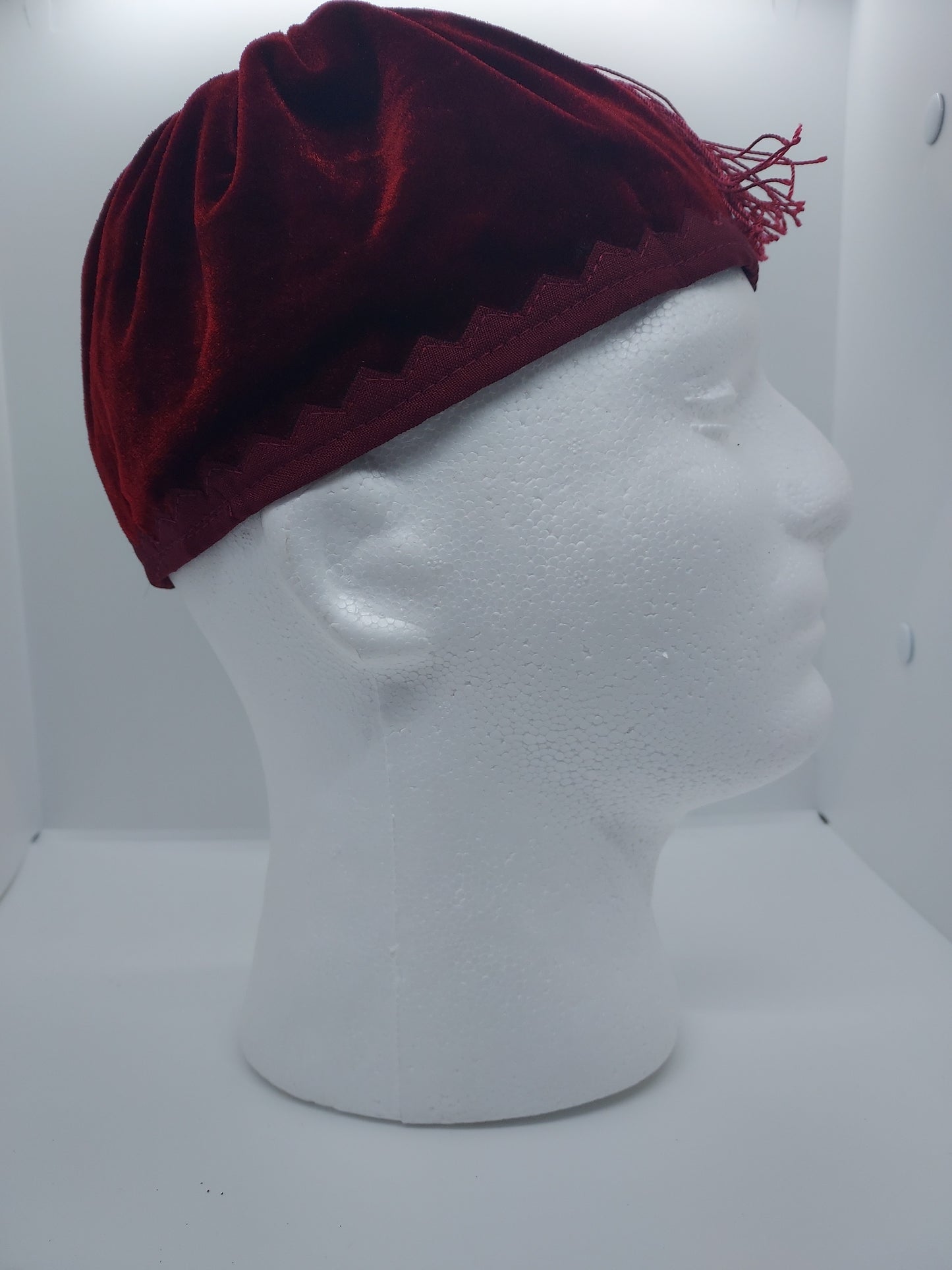 Red Men's Chechen Kufi hat